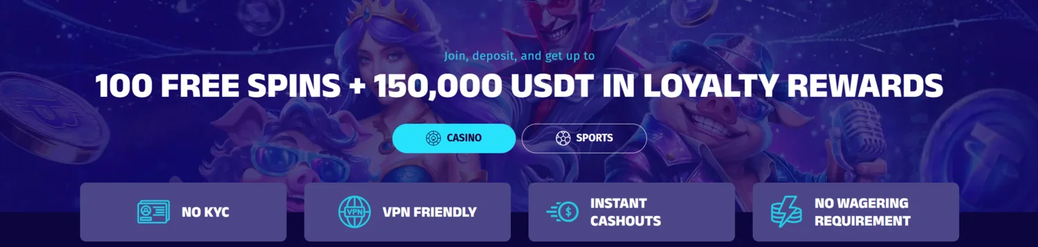 Hyper Lucky Casino Banner